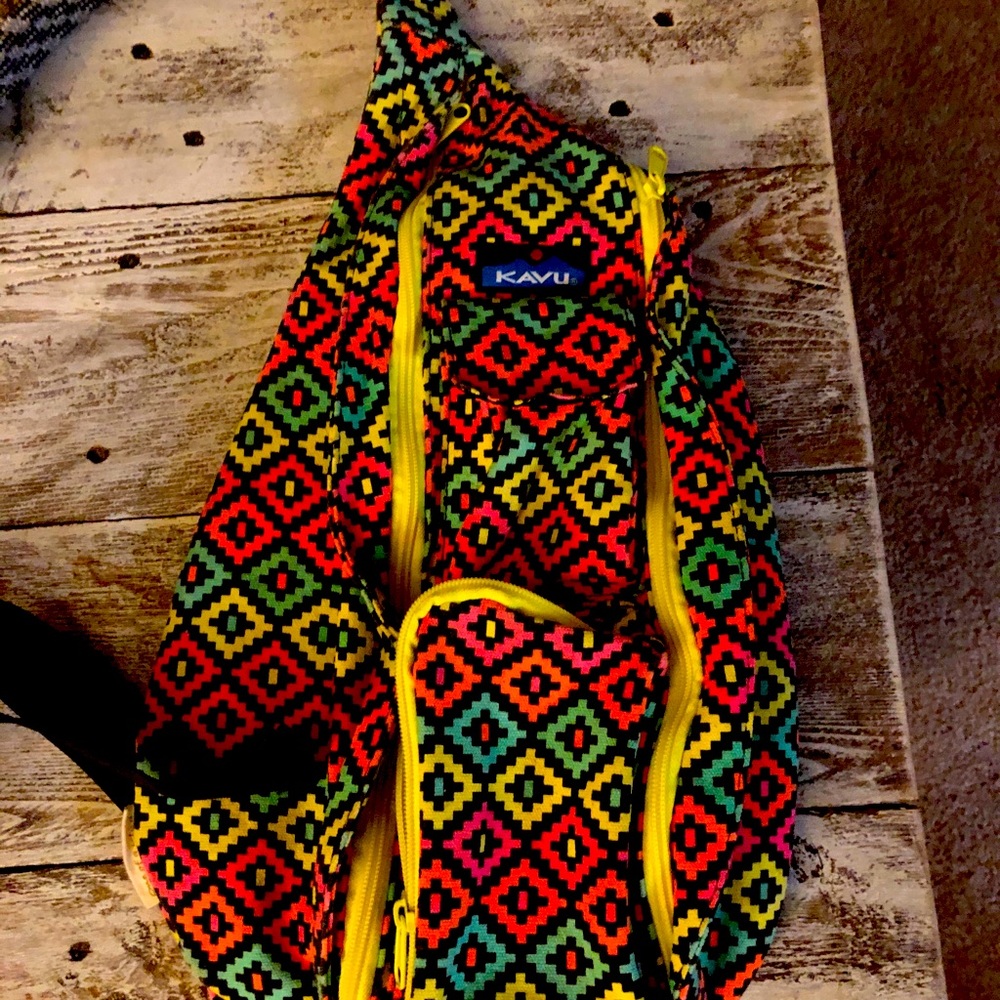 KAVU rope sling backpack. Perfect condition.